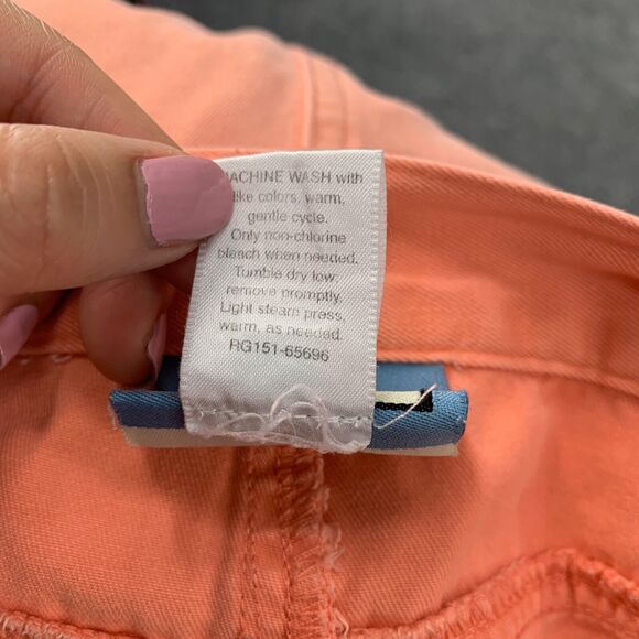 Pendleton Skirt Womens 12 Peach Denim Originals Born In Oregon Pockets Cotton - Picture 11 of 13